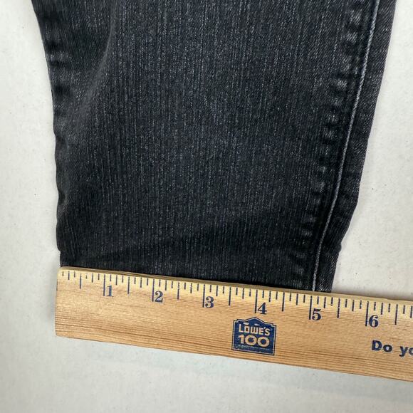 White House Black Market Jeans Women M 31x30 Black Denim Mid-Rise Feel Beautiful - Picture 14 of 14